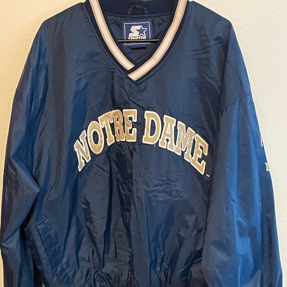 Vintage Starter Notre Dame Pullover XL